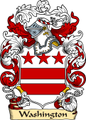 English or Welsh Family Coat of Arms (v.23) for Washington