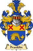 English Coat of Arms (v.23) for the family Frankland or Franklin