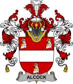 Irish Family Coat of Arms (v.25b) Alcock