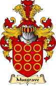 English Coat of Arms (v.23) for the family Musgrave