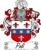 Araldica Italiana Coat of arms used by the Italian family Poli