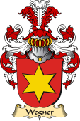 v.23 Coat of Family Arms from Germany for Wegner