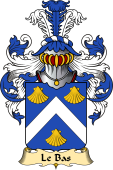 French Family Coat of Arms (v.23) for Bas (le)