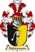 v.23 Coat of Family Arms from Germany for Holtzmann