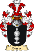 v.23 Coat of Family Arms from Germany for Besser