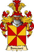 French Family Coat of Arms (v.23) for Boncourt