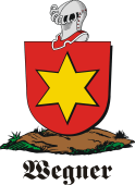 German shield on a mount for Wegner