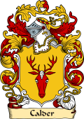 English or Welsh Family Coat of Arms (v.23) for Calder