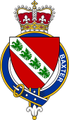 Families of Britain Coat of Arms Badge for: Baxter (England)