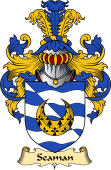 English Coat of Arms (v.23) for the family Seaman