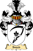 English Coat of Arms (v.23) for the family Sneyd or Sneed