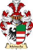 v.23 Coat of Family Arms from Germany for Meinecke