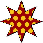 Star of Eight Points Bezantee