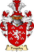 English Coat of Arms (v.23) for the family Pengeley