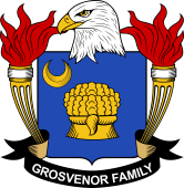 Coat of arms used by the Grosvenor family in the United States of America