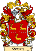 English or Welsh Family Coat of Arms (v.23) for Gorton (Peterborough, Northamptonshire)