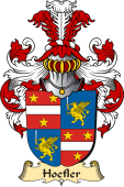v.23 Coat of Family Arms from Germany for Hoefler