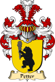 v.23 Coat of Family Arms from Germany for Petter