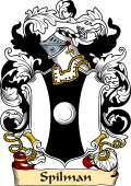 English or Welsh Family Coat of Arms (v.23) for Spilman (or Spelman Kent)