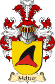 v.23 Coat of Family Arms from Germany for Meltzer