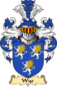 English Coat of Arms (v.23) for the family Wye