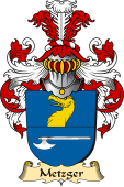 v.23 Coat of Family Arms from Germany for Metzger