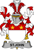 Irish Coat of Arms for St.John