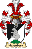 v.23 Coat of Family Arms from Germany for Hasenberg