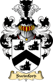 English Coat of Arms (v.23) for the family Swinford