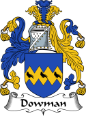 English Coat of Arms for the family Dowman