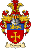 English Coat of Arms (v.23) for the family Chancey