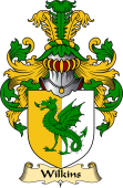 English Coat of Arms (v.23) for the family Wilkins