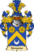 French Family Coat of Arms (v.23) for Simonin