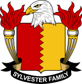 Coat of arms used by the Sylvester family in the United States of America