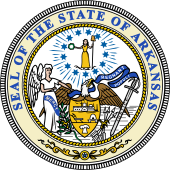 US State Seal for Arkansas 1864