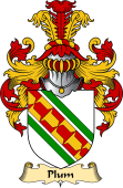 English Coat of Arms (v.23) for the family Plum