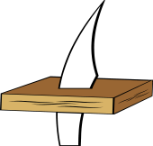Wood Plank Blade Pierced