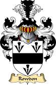 English Coat of Arms (v.23) for the family Rowdon