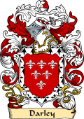 English or Welsh Family Coat of Arms (v.23) for Darley (Buttercham, Yorkshire)