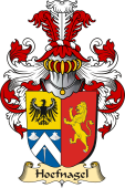 v.23 Coat of Family Arms from Germany for Hoefnagel