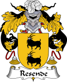 Portuguese Coat of Arms for Resende or Rezende