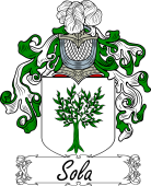 Araldica Italiana Coat of arms used by the Italian family Sola