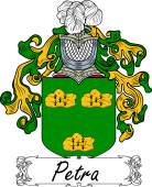 Araldica Italiana Coat of arms used by the Italian family Petra