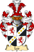 v.23 Coat of Family Arms from Germany for Leo