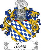 Araldica Italiana Coat of arms used by the Italian family Sesso