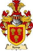 English Coat of Arms (v.23) for the family Kemp