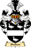 English Coat of Arms (v.23) for the family Sheldon
