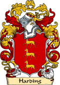 English or Welsh Family Coat of Arms (v.23) for Harding