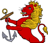 Demi Lion Holding Anchor