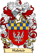 English or Welsh Family Coat of Arms (v.23) for Halsted (Berkshire, and London)